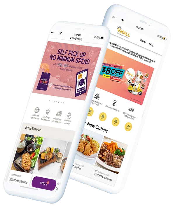 ezQR mobile ordering interface