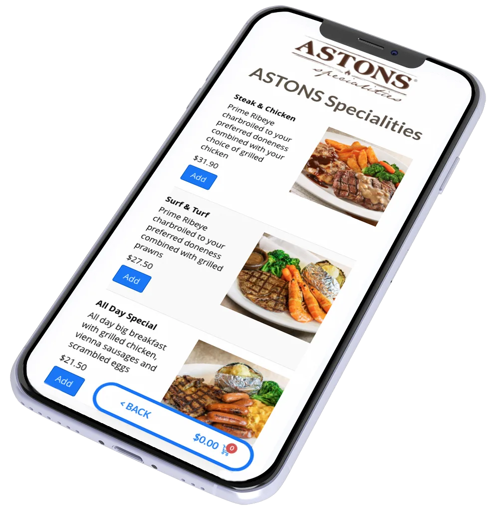 ezQR merchant mobile experience